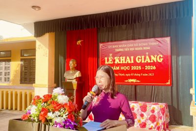 Lễ Khai giảng năm học 2025-2026 trường Tiểu học Nghĩa Minh
