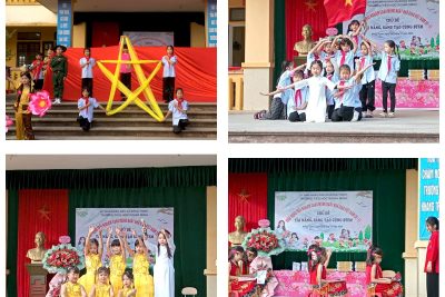 HOẠT ĐỘNG TRẢI NGHIỆM  CHÀO MỪNG NGÀY NHÀ GIÁO VIỆT NAM 20/11 CỦA TRƯỜNG TIỂU HỌC NGHĨA MINH