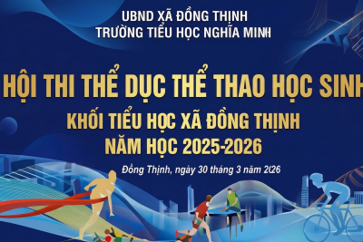 NGÀY HỘI TDTT CẤP XÃ TẠI TRƯỜNG TIỂU HỌC NGHĨA MINH